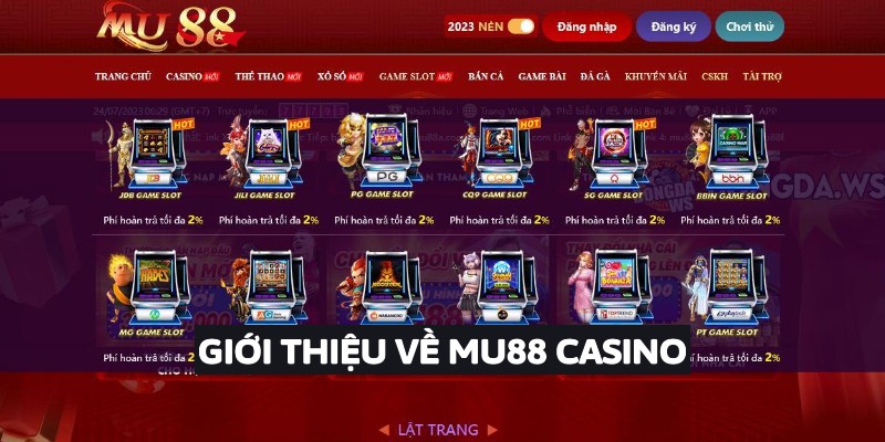 Giới thiệu về Mu88 Casino